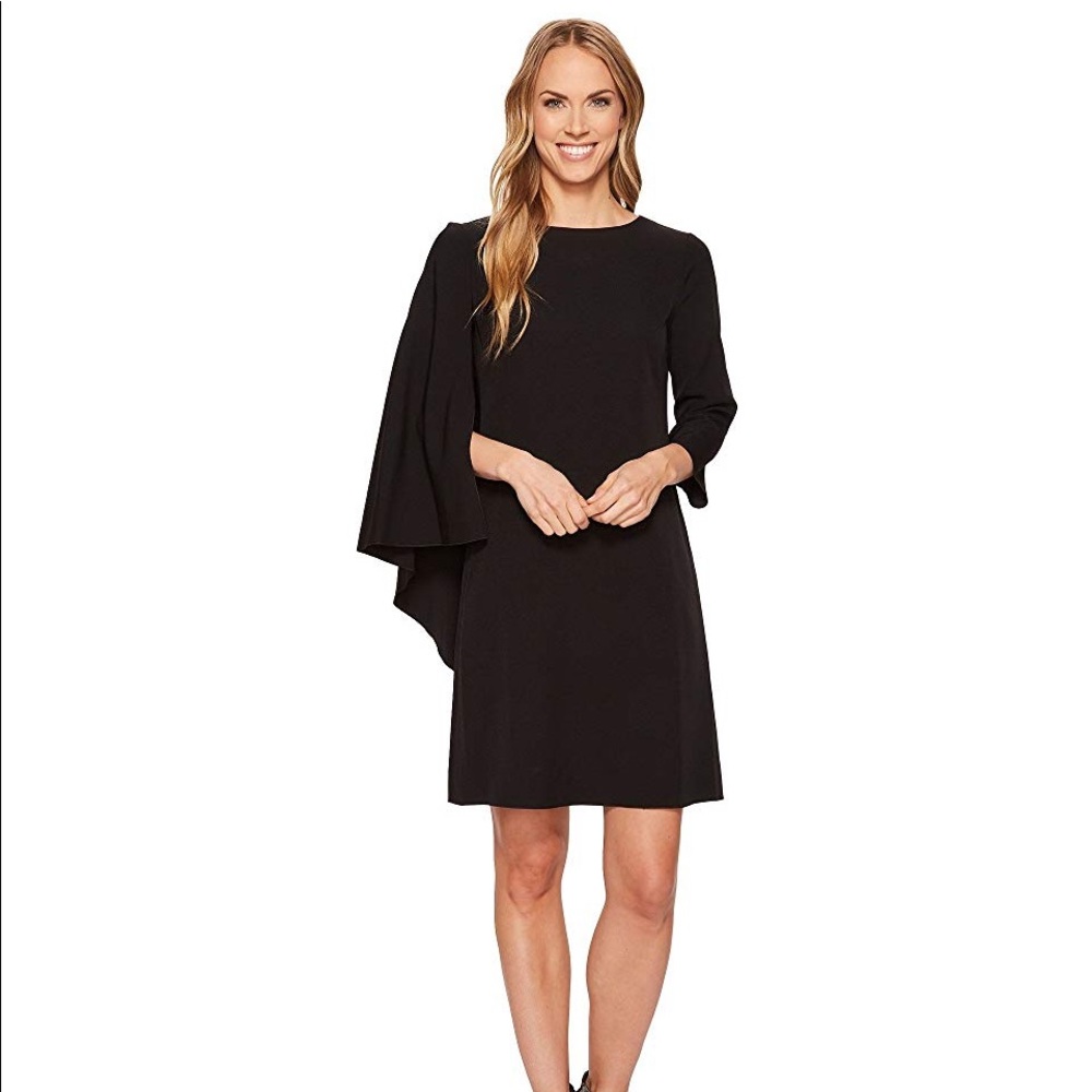 Ann Klein Cape Sheath Dress